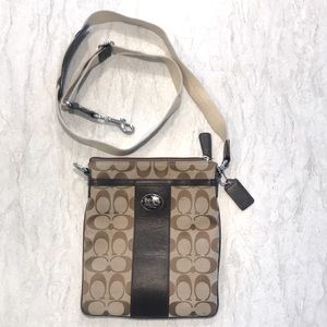 Coach signature crossbody